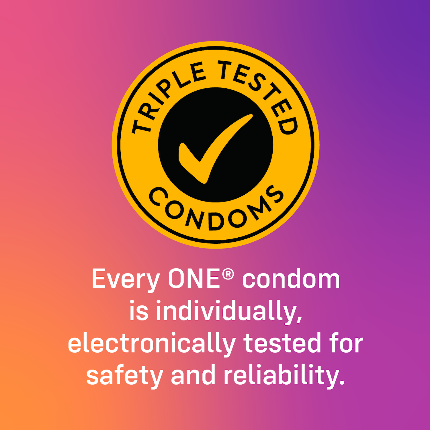 ONE «Mixed Pleasures» 12 assorted condoms - vegan & without harmful ingredients